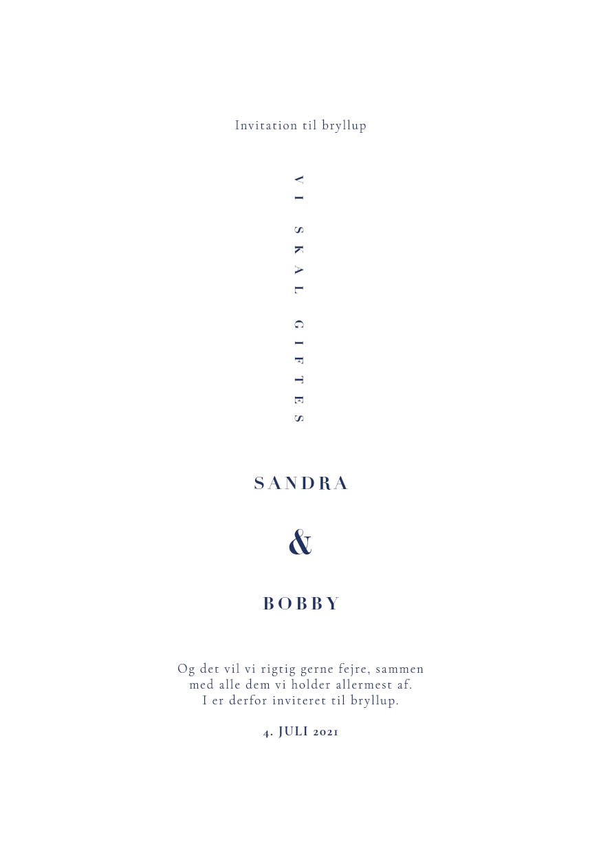 Bryllup - Sandra & Bobby